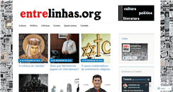 Desktop Screenshot of entrelinhas.org