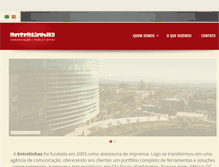 Tablet Screenshot of entrelinhas.net